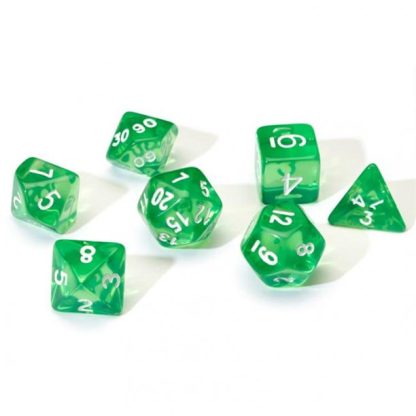 Dice Polyhedral Translucent Green SDZ000106