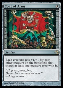 MTG Premium Deck Series Slivers Coat of Arms Foil