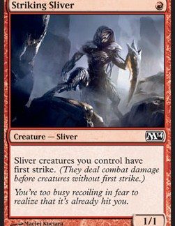 MTG Magic 2014 Striking Sliver