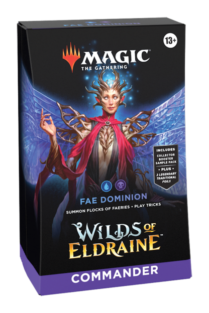 MTG Wilds of Eldraine Commander Deck Fae Dominion (release 1/9-23)