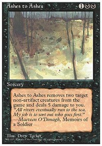 MTG Fourth Edition Ashes to Ashes