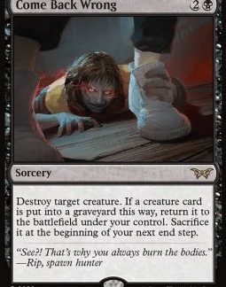 MTG Duskmourn House of Horror Come Back Wrong