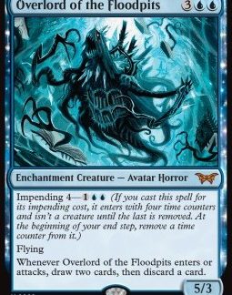 MTG Duskmourn House of Horror Overlord of the Floodpits Foil