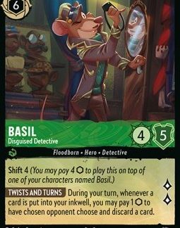 Lorcana Azurite Sea Basil - Disguised Detective (V.1) Foil