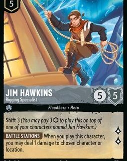 Lorcana Azurite Sea Jim Hawkins - Rigging Specialist Foil