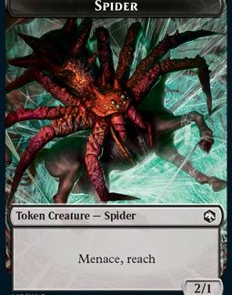 MTG Adventures in the Forgotten Realms Spider Token (Black 2/1)