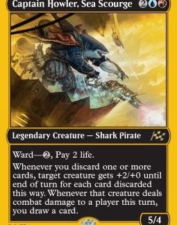 MTG Aetherdrift Captain Howler, Sea Scourge First Place Frame