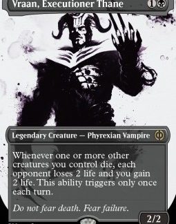 MTG Phyrexia All Will Be One Vraan, Executioner Thane (V.1) Borderless