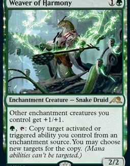 MTG Kamigawa Neon Dynasty Weaver of Harmony Foil