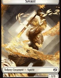 MTG Tarkir Dragonstorm Spirit Token (W 1/1) // Spirit Token (W 2/2)