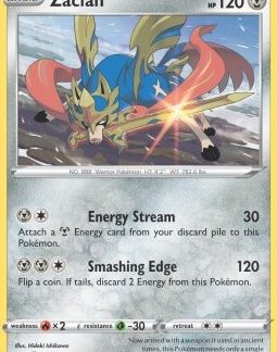 Poke TCG Rebel Clash Zacian (RCL 139) Reverse Holo