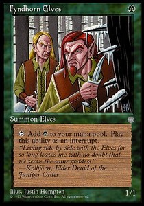MTG Ice Age Fyndhorn Elves