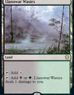 MTG Strixhaven Commander Llanowar Wastes