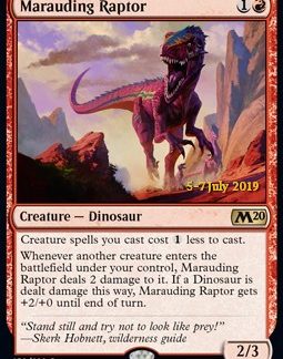 MTG Core 2020 Marauding Raptor (V.2) Prerelease Promo