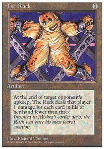 MTG Fourth Edition The Rack