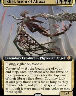 MTG Phyrexia All Will Be One Commander Ixhel, Scion of Atraxa (V.1) Extended Art