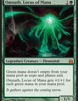 MTG From the Vault Legends Omnath, Locus of Mana Foil