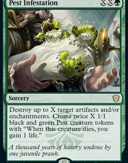 MTG Strixhaven Commander Pest Infestation
