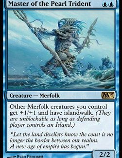 MTG Magic 2013 Master of the Pearl Trident