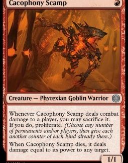 MTG Phyrexia All Will Be One Cacophony Scamp