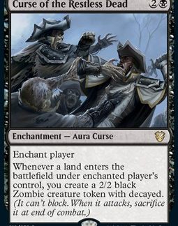 MTG Innistrad Midnight Hunt Commander Curse of the Restless Dead (V.1)