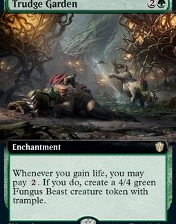 MTG Strixhaven Commander Trudge Garden Extended Art