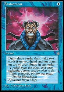 MTG Ice Age Brainstorm
