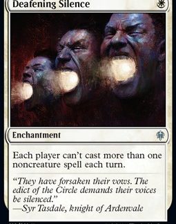 MTG Throne of Eldraine Deafening Silence
